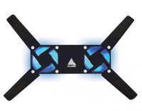 BASE P/ NOTEBOOK (2 COOLER) (USB) (PRETO) (CLONE) (17024)